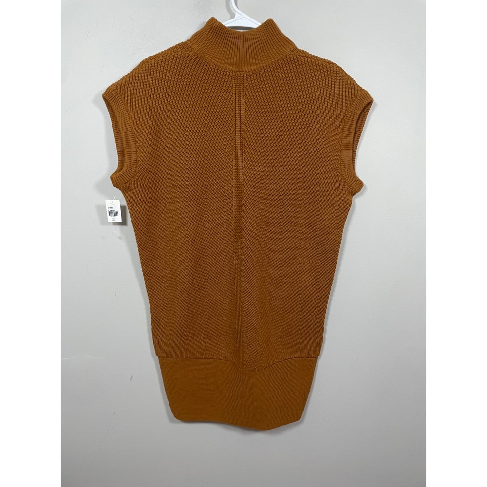 By Anthropologie‎ Mock Neck Sleeveless Sweater Tunic Size XXS - Picture 4 of 10